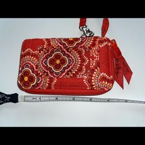 Vera Bradley wristlet in paprika